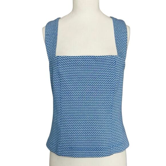 Anthropologie Maeve Statton Criss Cross Button Down Back Top, Size M - Picture 4 of 9